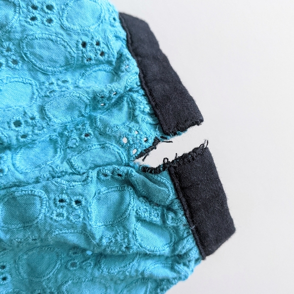 Teal and Black Short Dress - M - Picture 10 of 10